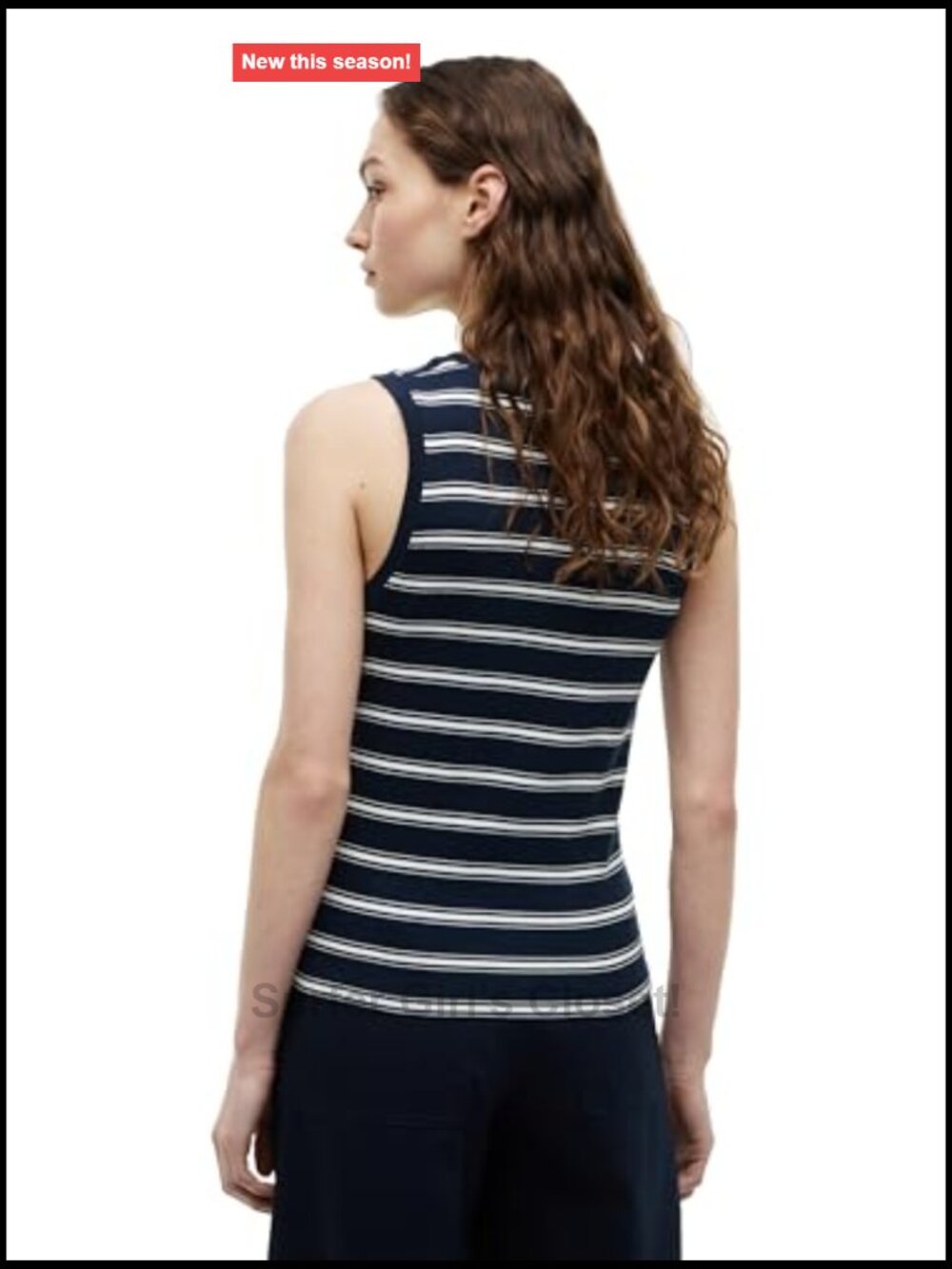 Lightweight Cotton Sleeveless Crew Neck Tank Top - Picture 4 of 5